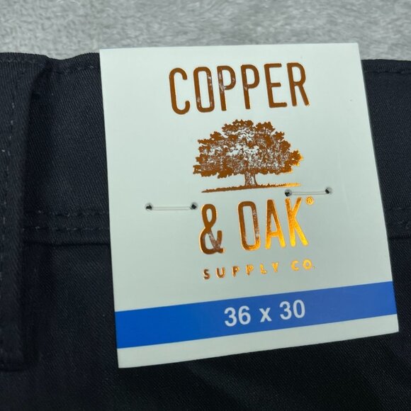 Copper & Oak Supply Co Mens Black Pants 36x30 Recycled Material a1478 - Picture 4 of 7